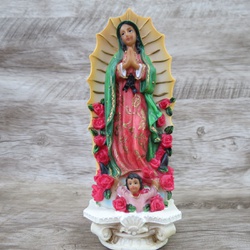 Imagem Resina - Nossa Senhora de Guadalupe 20 cm -... - Betânia Loja Católica 