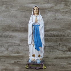 Imagem resina - Nossa Senhora de Lourdes 30 cm - ... - Betânia Loja Católica 