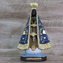 Imagem Gesso - Nossa Senhora Aparecida 22cm - 2266 - Betânia Loja Católica 
