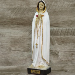 Imagem Resina - Nossa Senhora Rosa Mística 27 cm -... - Betânia Loja Católica 