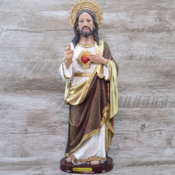 Imagem de Resina - Sagrado Coração Jesus - 40 cm -... - Betânia Loja Católica 