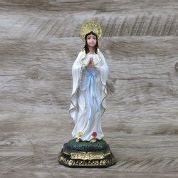 Imagem resina - Nossa Senhora de Lourdes 15 cm - 2... - Betânia Loja Católica 