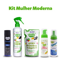 Kit Mulher Moderna Bioclub® - Detergente Fit + Hig... - BIOCLUB