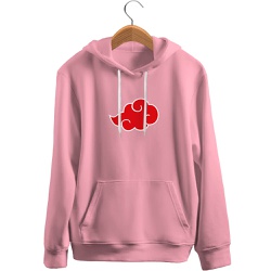 Blusa de Frio Black Beast Moletom Akatsuki Rosa Claro | Black Beast