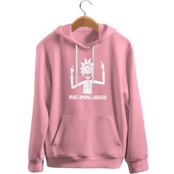 rick and morty pink moletom com capuz