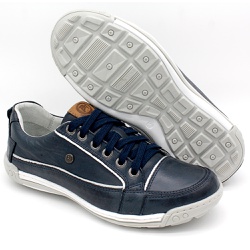 Sapato Masculino Casual Porshe Amura 114/03 Azul -... - BMBRASIL CALÇADOS