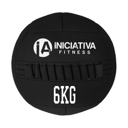 WALL BALL 14LB / 6KG - PRETA | INICIATIVA FITNESS - Iniciativa Fitness