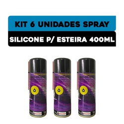 KIT 3 UNIDADE SPRAY DE SILICONE P/ ESTEIRA 400ML - Iniciativa Fitness