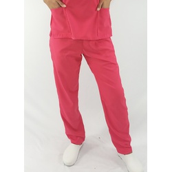 Calça Rosa Pink Gabardine Scrub Pijama Cirúrgico -... - BRANCURA