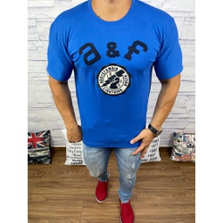 Camiseta Abercrombie Azul Royal - CABR124 - DROPA AQUI