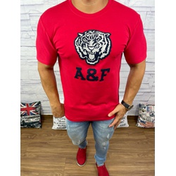 Camiseta Abercrombie Vermelho ⭐ - CABR107 - Dropa Já
