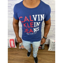 Camiseta Calvin Klein Azul⭐ - CALV2 - Dropa Já