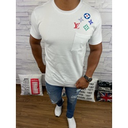 Camiseta Louis Vuitton Branco⭐ - CAMLV02 - Out in Store