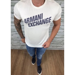 Camiseta Armani Creme⭐ - ca0127 - Dropa Já