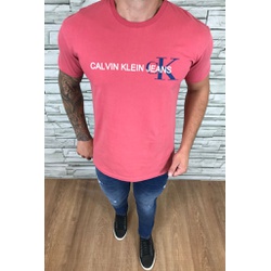 Camiseta Ck Vermelho Goiaba⭐ - CCKK77 - VITRINE SHOPS