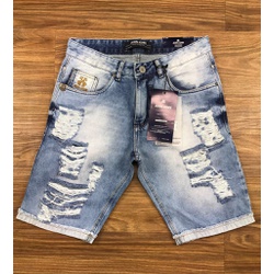 Bermuda Jeans JJ⭐ - YFGV75 - Queiroz Distribuidora Multimarcas 