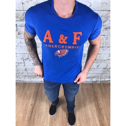 Camiseta Abercrombie azul bic⭐ - CABP10 - BARAOMULTIMARCAS