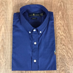 Camisa Manga Curta RL azul marinho - crlmc385 - VITRINE SHOPS