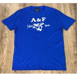 Camiseta Abercrombie Azul⭐ - PABR08 - Dropa Já