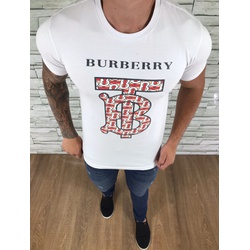 Camiseta Burberry Branco - BBR54 - DROPA AQUI