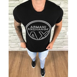 Camiseta Armani Preto⭐ - CA00168 - BARAOMULTIMARCAS