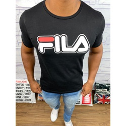 camisa da fila preta