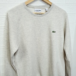lacoste cream moletom com capuz