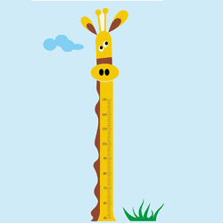 Régua de Crescimento - Girafa - Casa Anzai