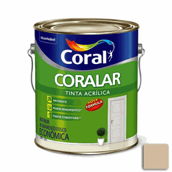Coral Coralar Acrílico 3,6L (Camurça) - Casa Anzai