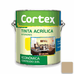 TINTA ACRÍLICA CORTEX (Camurça) 3,6L - Casa Anzai