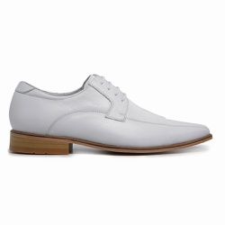 Sapato Social Austin Croco em Couro - 3005 Branco - Centuria Calçados