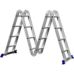 Escada Articulada de Alumínio - 4X4 (16 Degraus) - Sertãozinho Construlider