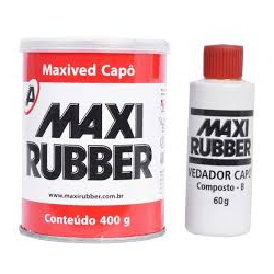 Kit Reparo Vedador para Capo 400g Com Catalisador - Maxi Rubber - CONSTRUTINTAS