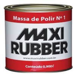 Massa de Polir Nº1 980grs - Maxi Rubber - CONSTRUTINTAS