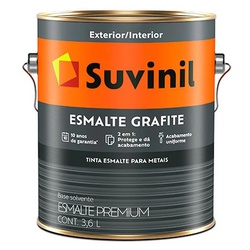 Esmalte Grafite 3,6L Suvinil - Corante Tintas