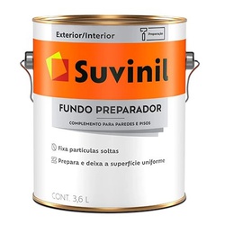 Fundo Preparador 3,6L Suvinil - Corante Tintas