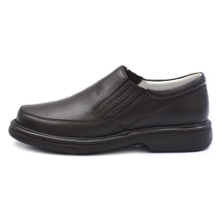 Sapato Masculino Extremo Conforto em Couro Pelica Café - KRN SHOES | Calçados Casuais
