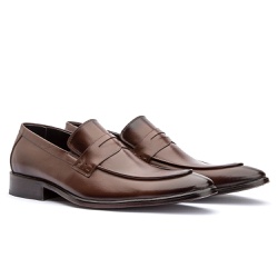 Sapato Social Masculino Loafer Gravata Solado Couro Duplo Mouro - KRN SHOES | Calçados Casuais