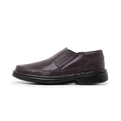 Sapato Masculino Conforto Em Couro Carneiro Legitimo Café - KRN SHOES | Calçados Casuais