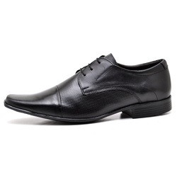 Sapato Social Masculino em Couro legitimo Soft Preto - KRN SHOES | Calçados Casuais