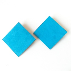 Maxi Quadrado Azul - Diovanna Acessórios