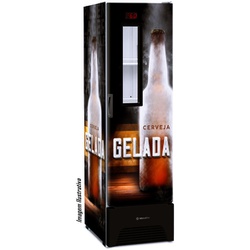 Cervejeira Slim com Visor 278 Litros 220v - Metalf... - Dom Pedro Refrigeração