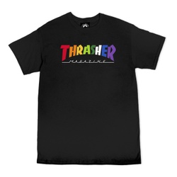Camiseta Thrasher Rainbow Mag Black - 3737 - DREAMS SKATESHOP