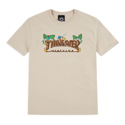 Camiseta Thrasher Tiki Bege - 3015 - DREAMS SKATESHOP