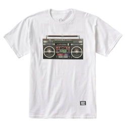 Camiseta Grizzly Boom Box White - 2477 - DREAMS SKATESHOP