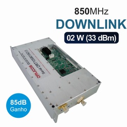 Módulo de Potência Downlink 850Mhz 33dBm 85dB - D... - DRUCOS