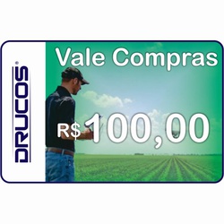 Vale Compras R$100,00 - 1850 Pontos - DRT 104 - DRUCOS