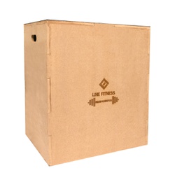 Caixa de Salto Jump Box (M) 50cmX65cmX60cm - Equipamentos Line Fitness