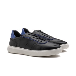 Sneakers Masculino MIGUEL Preto/Soft Royal - Factum Shoes