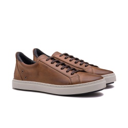 Sneakers Masculino BASÍLIO Whisky - Factum Shoes